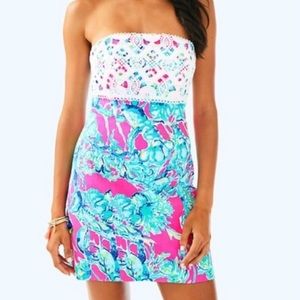 Lilly Pulitzer Strapless Shift Dress